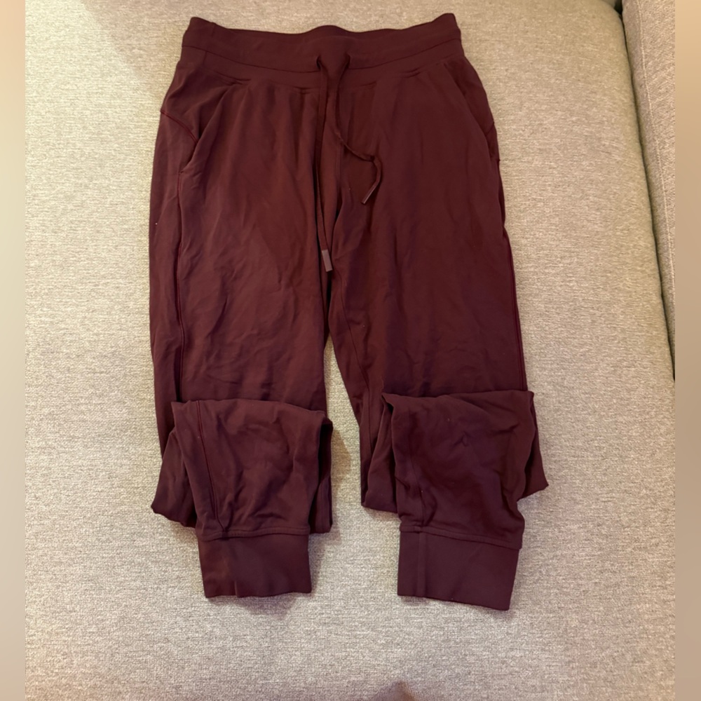 Maroon Lululemon Joggers.